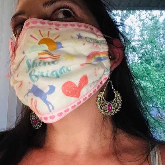 🦄 FACE MASK FANCY YOU CHOOSE ORGANIC COTTON LINED - Picture 4 of 13